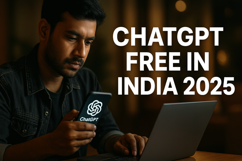 chatgpt for free 1 year in india